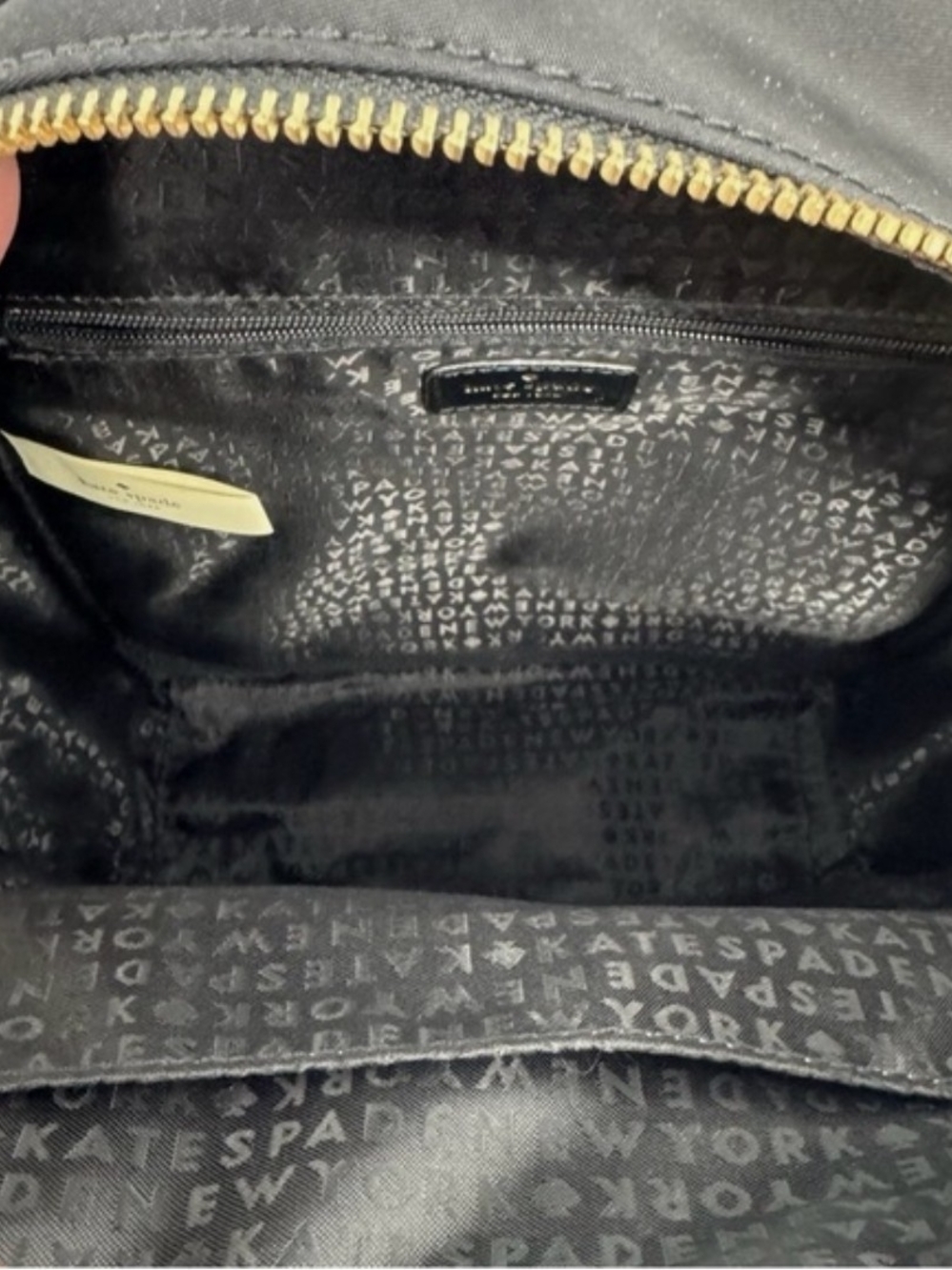 Kate Spade Mini Backpack with Gold Hardware - Picture 7 of 9